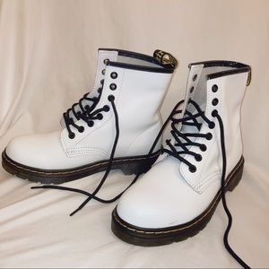White Dr Martens